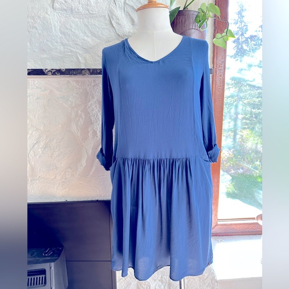 Navy Harris Wilson Dress - Picture 2 of 5